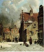 unknow artist European city landscape, street landsacpe, construction, frontstore, building and architecture. 124 oil painting reproduction